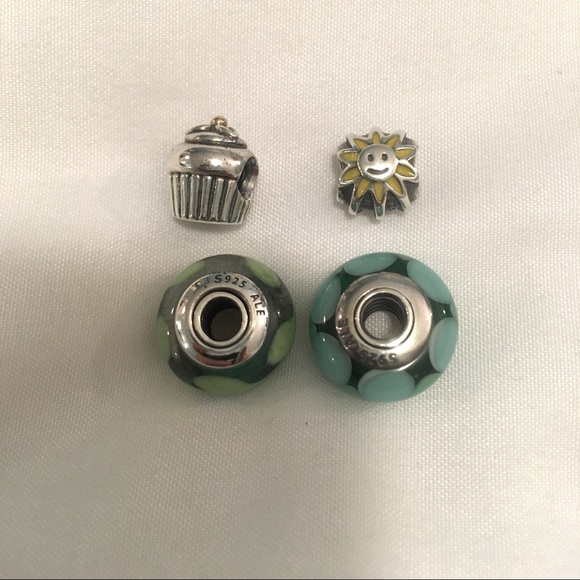 Pandora charms. Glass charms and summer charms - Picture 1 of 1